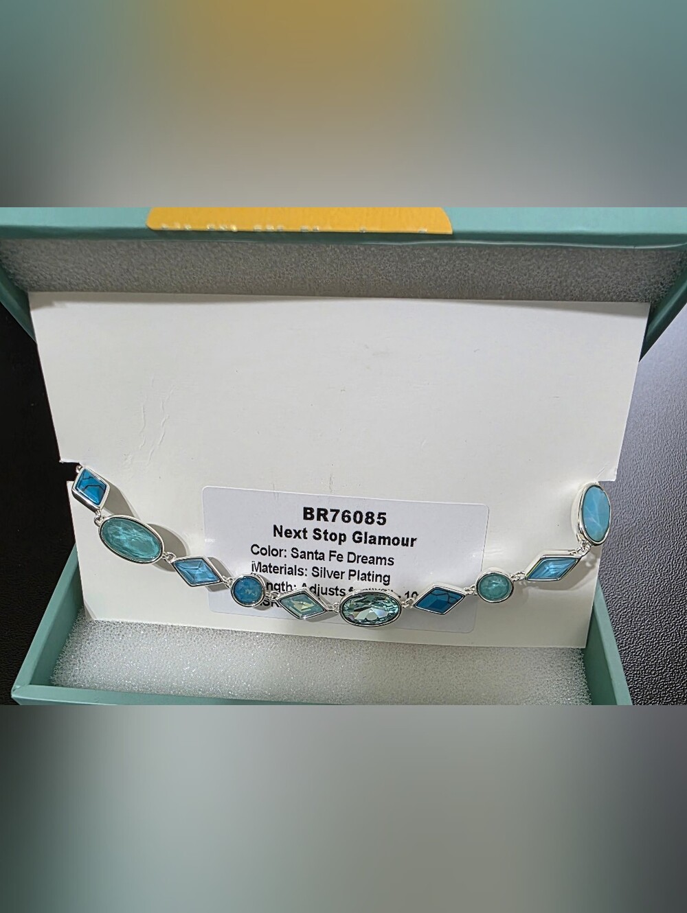 "Santa Fe Dreams" Silver-Plated Jewel Candy Bracelet